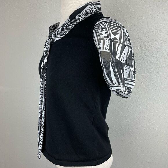 August Silk Sweater Top Size L EUC - Picture 2 of 7